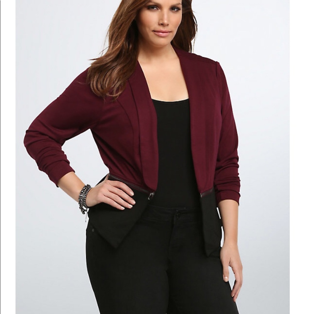 Torrid Blazer Multi color Zipper Size 0